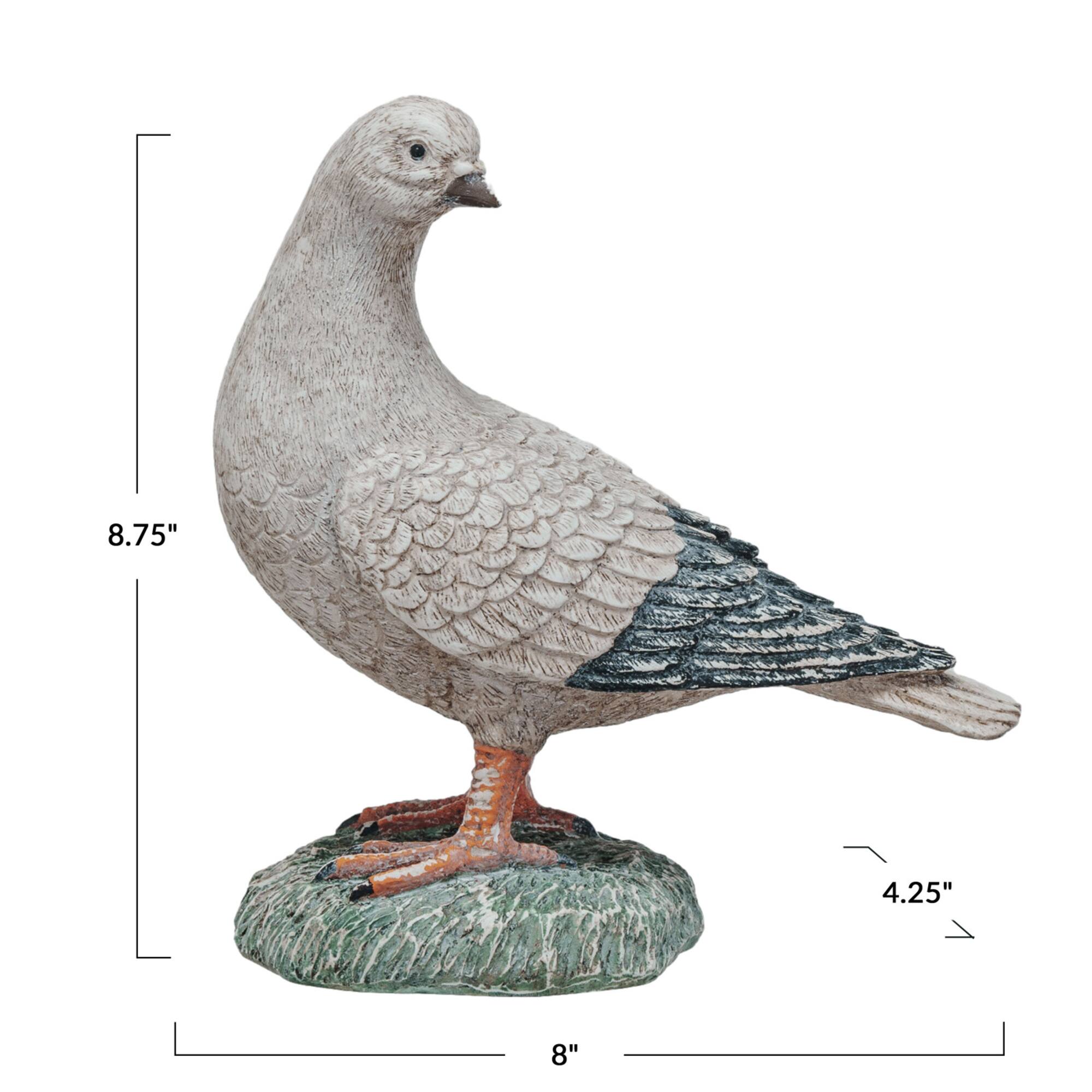 Hello Honey® 8.75" Pastoral Perch Pigeon